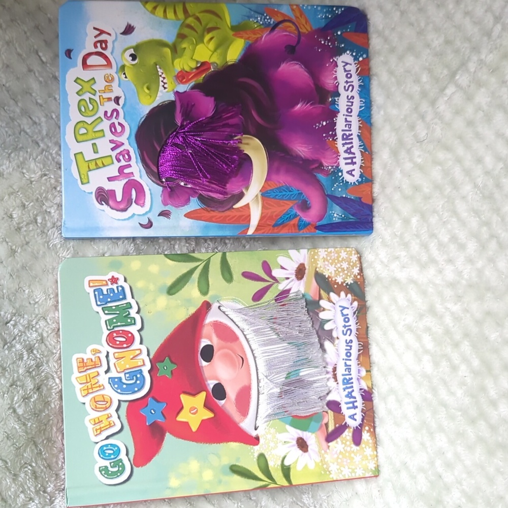 Go Home, Gnome! and T-Rex Shaves the Day Baby/Toddler Board Book Set